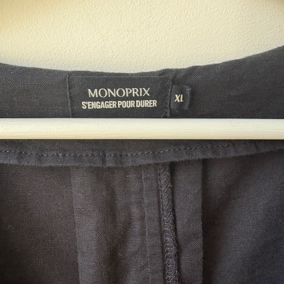 Cotton/Linen Blend Sleeveless V-Neck Maxi Dress - Picture 6 of 10